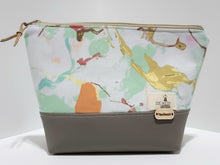 Load image into Gallery viewer, ZOE w/TH makeup bags METALLIC PURPLE - Zanna Beauty