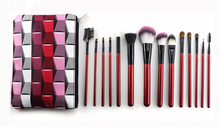 Load image into Gallery viewer, LUSH RED makeup brush set - Zanna Beauty