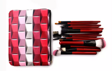 Load image into Gallery viewer, LUSH RED makeup brush set - Zanna Beauty
