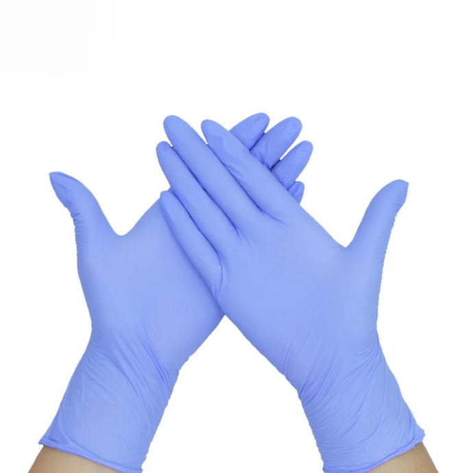Nitrile PURPLE BLUE disposable gloves - Zanna Beauty