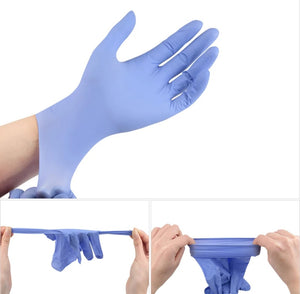 Nitrile BLACK disposable gloves - Zanna Beauty