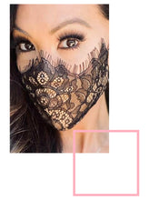 Load image into Gallery viewer, Debbie Carroll BLACK LACE Masks - Zanna Beauty
