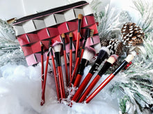 Load image into Gallery viewer, LUSH RED makeup brush set - Zanna Beauty
