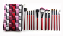 Load image into Gallery viewer, LUSH RED makeup brush set - Zanna Beauty
