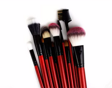 Load image into Gallery viewer, LUSH RED makeup brush set - Zanna Beauty

